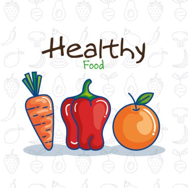 meyve ve sebze Icons set