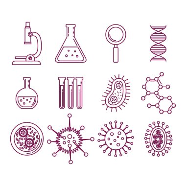 Kimya bilim poster simgesi
