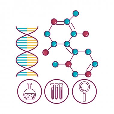 Kimya bilim poster simgesi