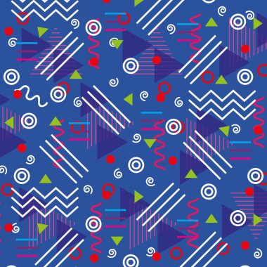 çizgiler şekiller ve renkler genç desen arka plan