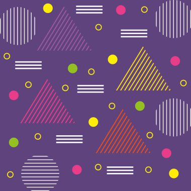 çizgiler şekiller ve renkler genç desen arka plan