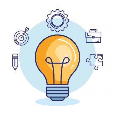 yaratıcı beyin Icons set