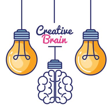 yaratıcı beyin Icons set