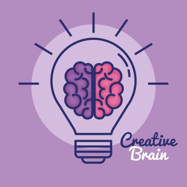 yaratıcı beyin kavramı simgesi