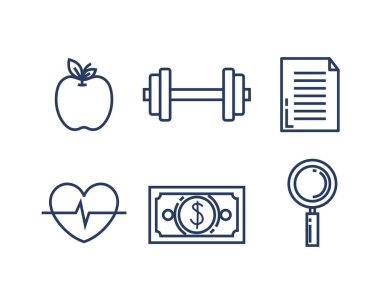 iş toplama simgeler ayarla