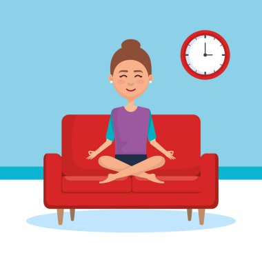 iş yerinde iş insanlar meditasyon yaşam tarzı