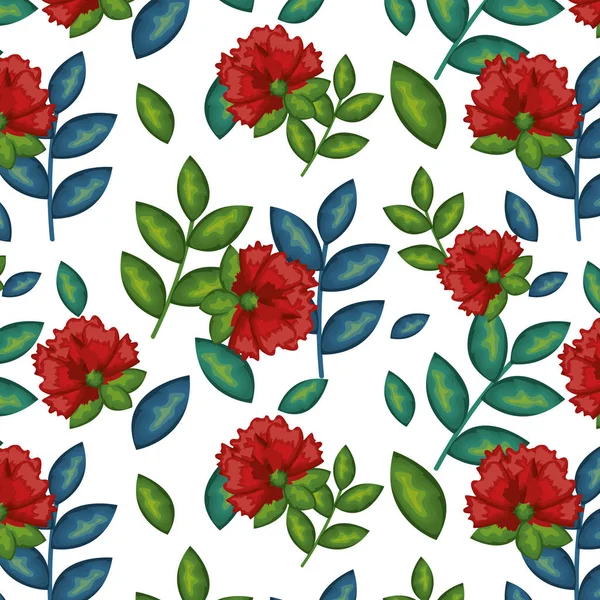 Décor floral motif fond — Image vectorielle