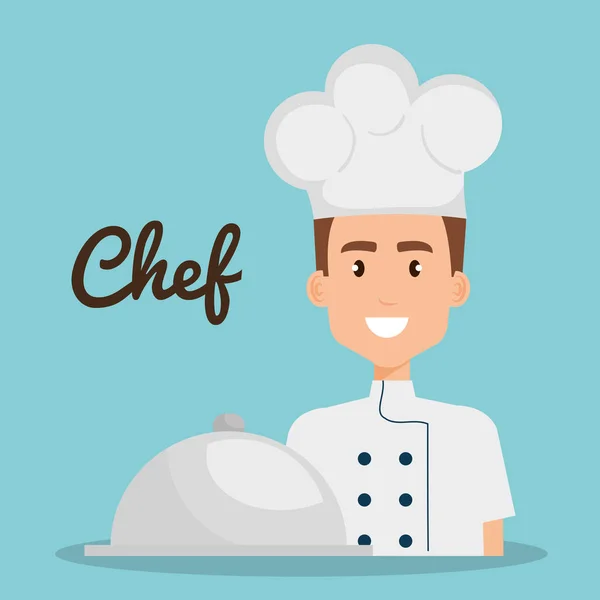 Шеф-повар с аватаром — стоковый вектор