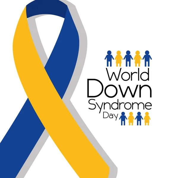 Down-Syndrom — Stockvektor