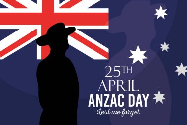 australian flag soldier poster anzac day lest we forget clipart