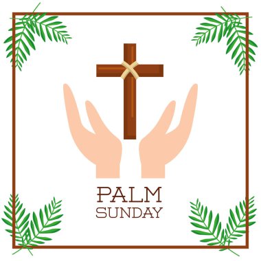 Palm Pazar el şube tutku ile İsa