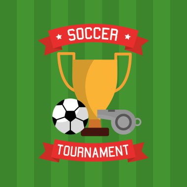 Futbol Turnuvası ödül topu ve düdük