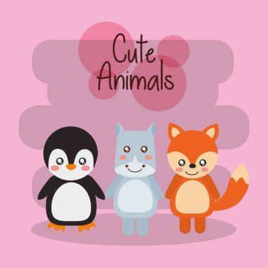 sevimli hayvanlar penguen hippo kaplan bebek Dostu