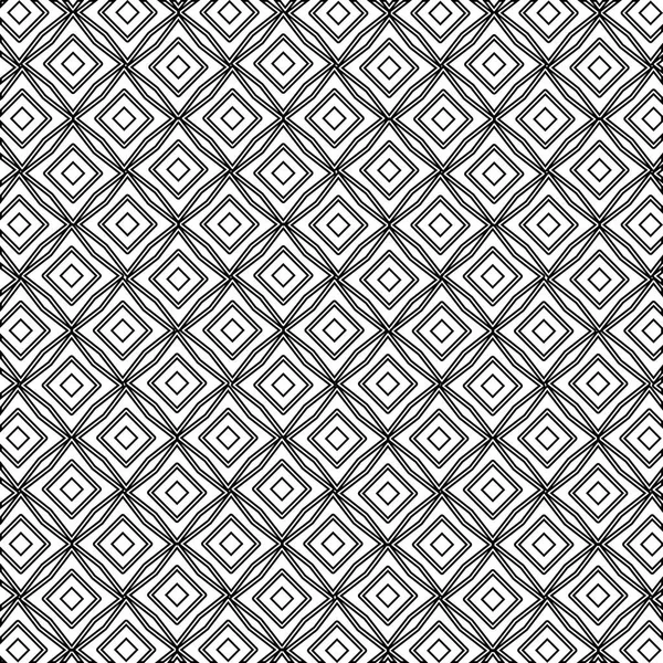 白黒の幾何学的なパターンの背景 — ストックベクタ