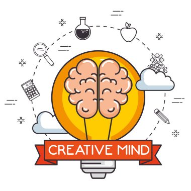 yaratıcı zihin Icons set