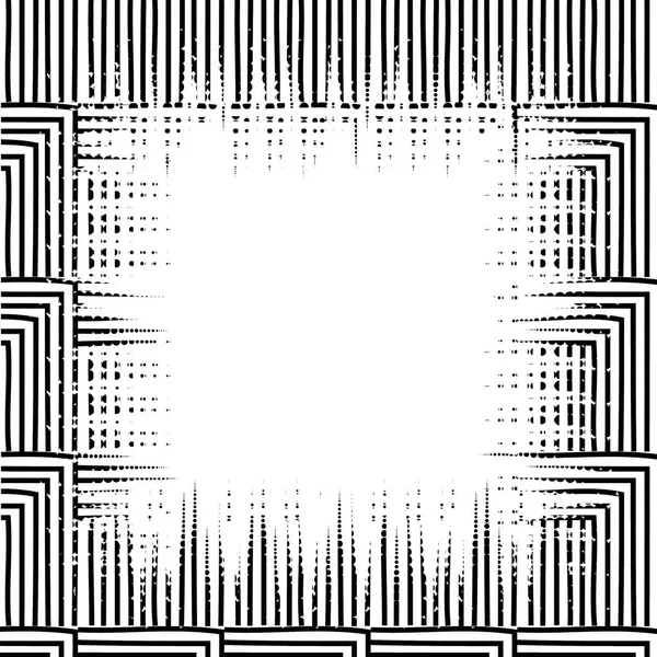 Monochroom geometrische patroon achtergrond — Stockvector
