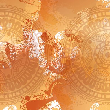 Mandala dekorasyon arka plan renkleri