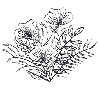 tek renkli ve rustik dekorasyon çiçek