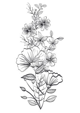 tek renkli ve rustik dekorasyon çiçek