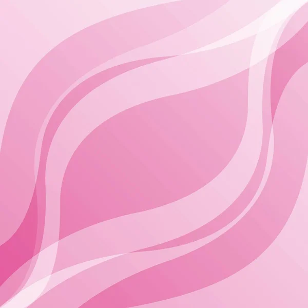 М'який рожевий абстрактний хвильовий фон гладкого макету Векторні ілюстрації — стоковий вектор