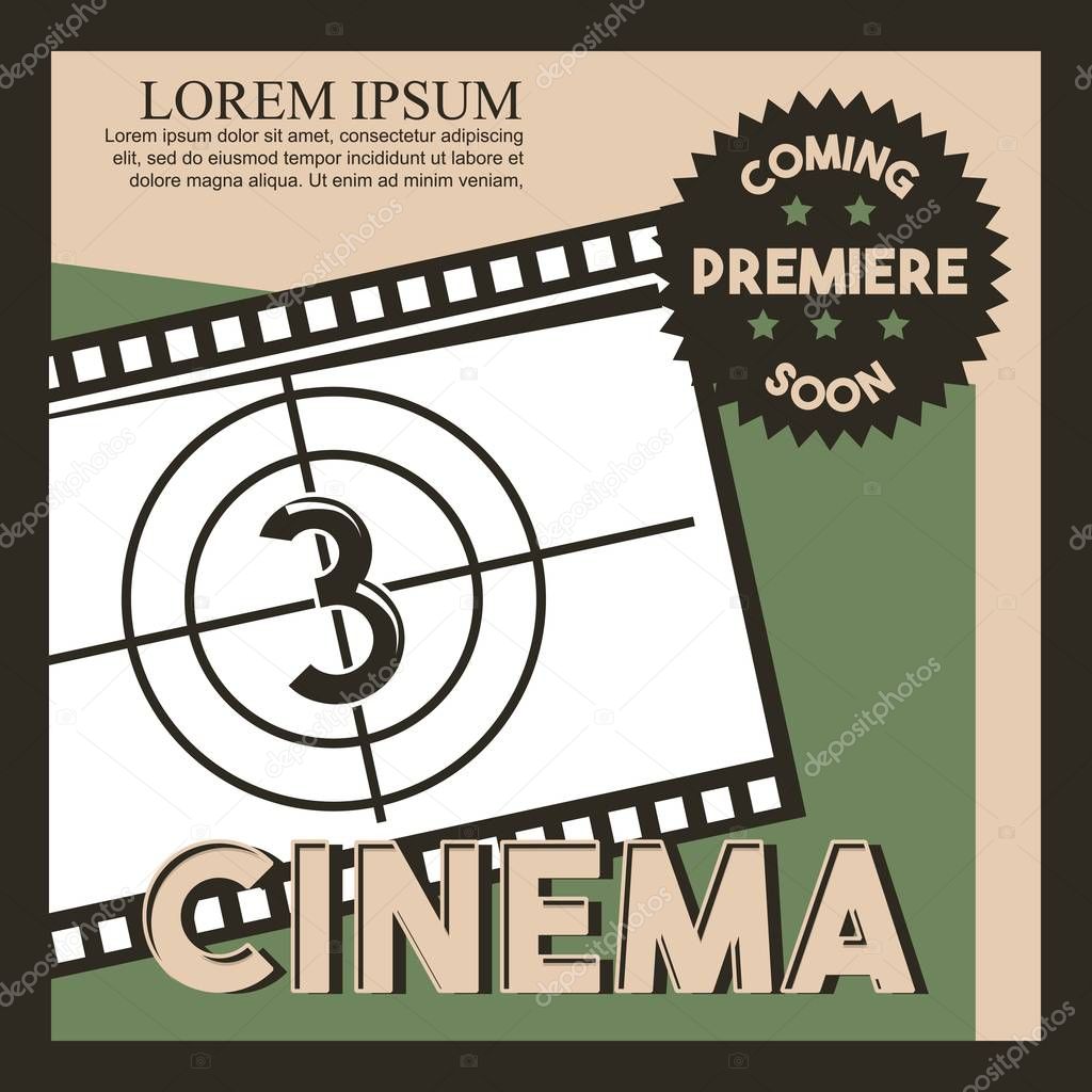 cinema coming soon poster film strip countdown