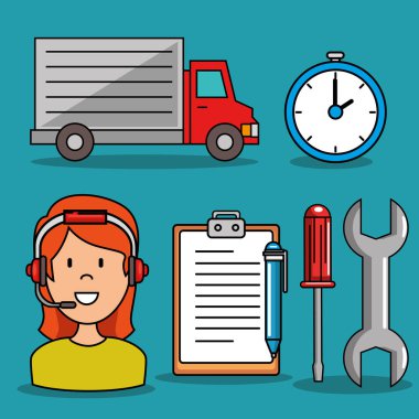 Çağrı Merkezi desteği simge kümesi