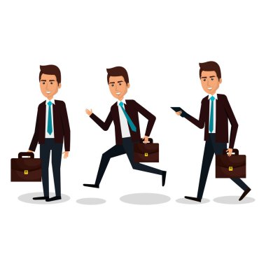 portföyü ile işadamı ekip çalışması grup