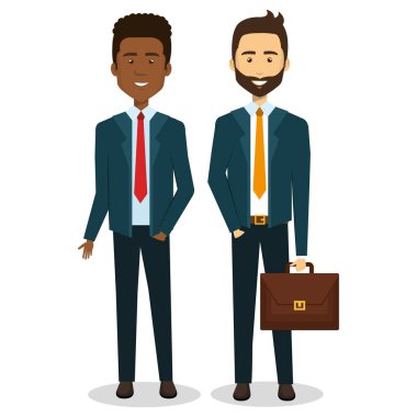 portföyü ile işadamı ekip çalışması grup