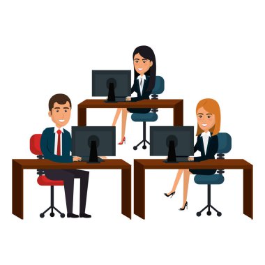 businespeople iş yerinde ekip grup
