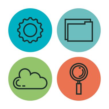 programlama dilleri Icons set
