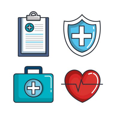 Sağlık Tıp Icons set