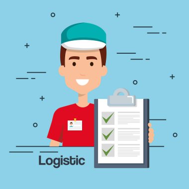 lojistik hizmet iş ikonları/simgeleri