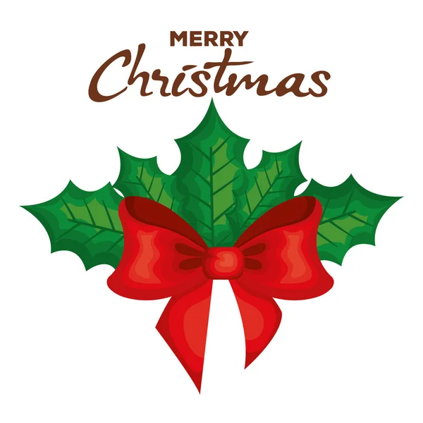Happy merry christmas card — Stock Vector