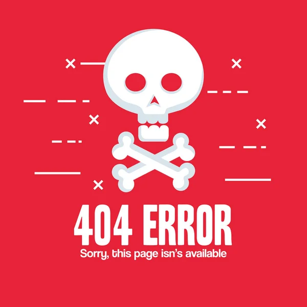 404 Symbole für Verbindungsfehler — Stockvektor