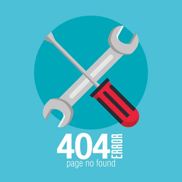 404 anslutning felikoner — Stock vektor
