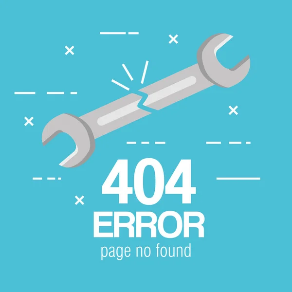 Icônes d'erreur de connexion 404 — Image vectorielle
