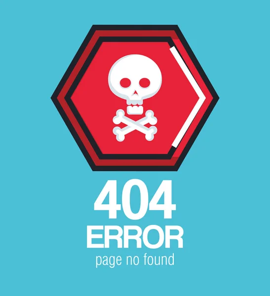 404 Symbole für Verbindungsfehler — Stockvektor