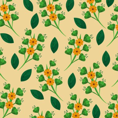 çiçek doğal dekorasyon desen bırakır