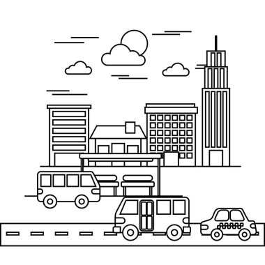 Bina yapısı trafik sokak Kentsel şehir