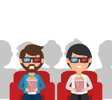 insanlar gözlüklü 3d