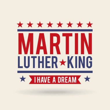 Martin luther king bir rüya poster kutlama var