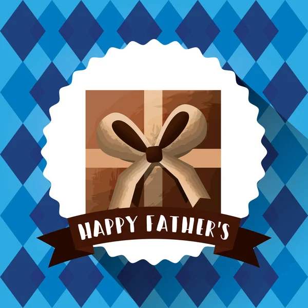 Carte Happy Fathers Day — Image vectorielle