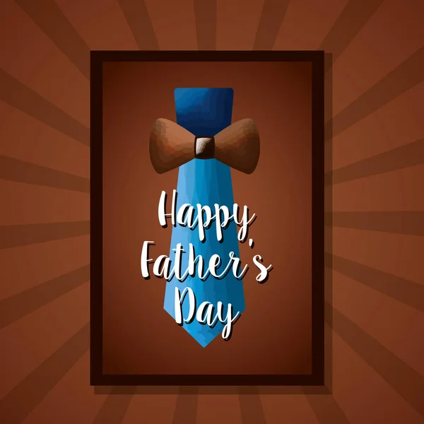 Mutlu Babalar günü kartı resim — Stok Vektör