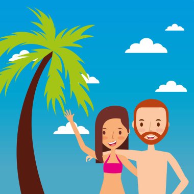 el ile tropikal manzara mutlu sallayarak kaç turist