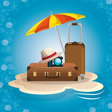 Yaz vacattions Icons set
