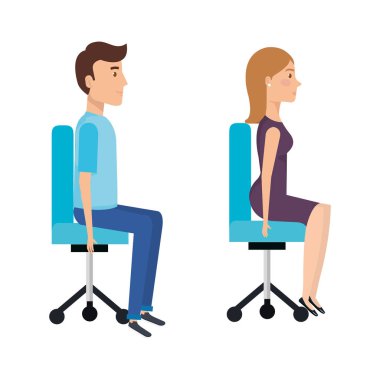 ofis koltuğu poz iş kişi
