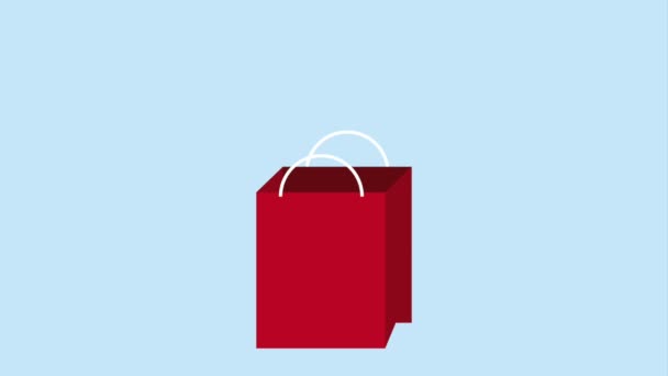 E-handel shopping online-verksamhet — Stockvideo
