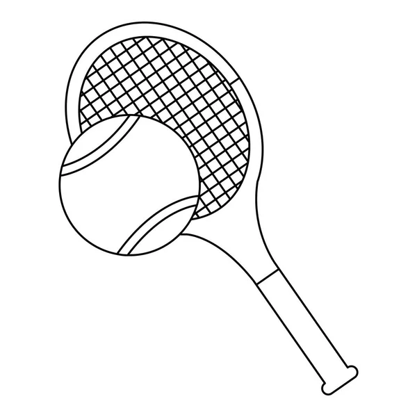 Image als Tennis-Ikone — Stockvektor