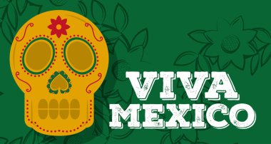 Viva Meksika geleneksel kartı