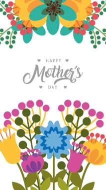 happy mothers day card clipart